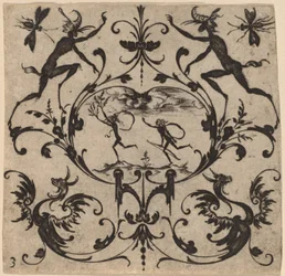 Ornement avec Grotesque