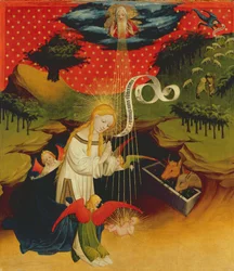 La Nativité, panneau du retable de saint Thomas de l