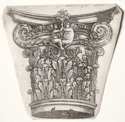 Base et Chapiteau avec Putti, vers 1525-1550