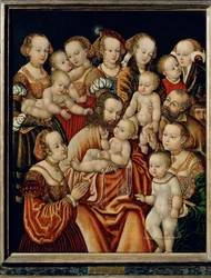 Le Christ bénit les enfants ...