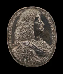 Frédéric III, 1609-1670, roi de Danemark et de Norvège 1648 [avers]