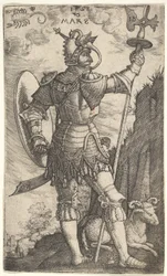 Mars des Dieux qui président aux planètes, 1528