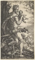 Saturne des Dieux qui président aux planètes, 1525