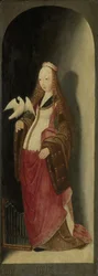 Sainte Cécile, vers 1490 (huile sur panneau)