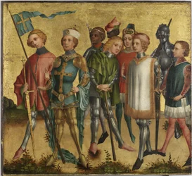 Saint Gereon de Cologne avec des soldats, vers 1460