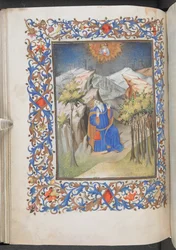 David en prière, Heures d