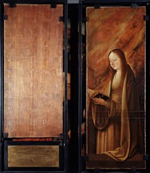 Adoration des mages, panneaux fermés