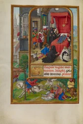 Scène de lit de mort