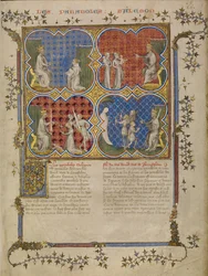 Salomon enseigne à Roboam ; le jugement de Salomon ; Salomon teste la légitimité de trois frères