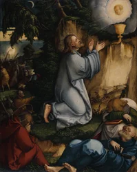 French : Le Christ au Mont des Oliviers Le Christ au Mont des Oliviers et l