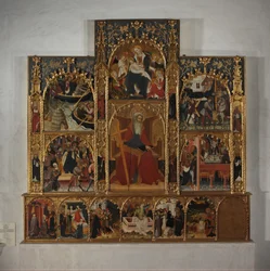 Retable avec scènes de la vie de Saint André, vers 1420-30