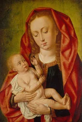 Vierge et enfant avec une libellule, vers 1500