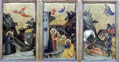 Les Stigmates de Saint François, La Nativité et La Conversion de Saint Paul