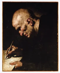 Un moine scribe