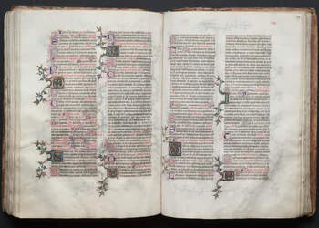 Le Missel de Gotha : Fol. 119r, Texte, vers 1375
