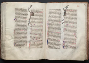 Le Missel de Gotha : Fol. 134v, Texte, c. 1375