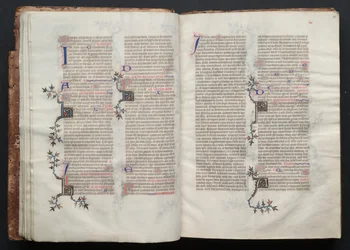 Le Missel de Gotha: Fol. 13v, Texte, vers 1375