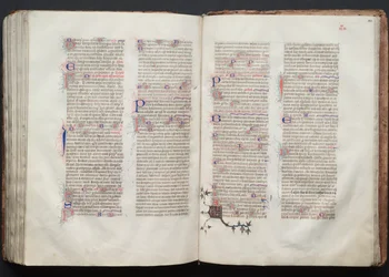 Le Missel de Gotha : Fol. 143r, Texte, vers 1375