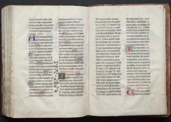 Le Missel de Gotha : Fol. 162r, texte, vers 1375