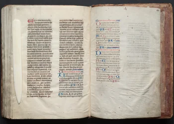 Le Missel de Gotha: Fol. 164r, Texte, vers 1375