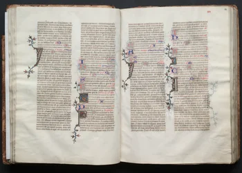 Le Missel de Gotha : Fol. 33r, Texte, vers 1375