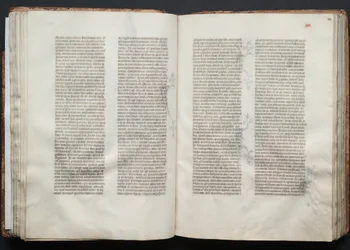 Le Missel de Gotha : Fol. 45r, Texte, vers 1375