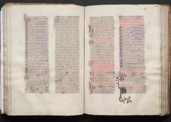 Le Missel de Gotha : Fol. 55v, Texte, vers 1375