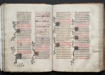 Le Missel de Gotha : Fol. 68r, Texte, c. 1375
