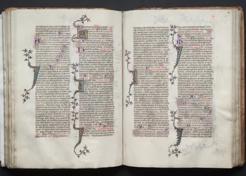Le Missel de Gotha : Fol. 82r, Texte, vers 1375