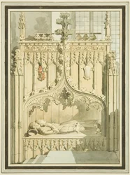 Effigies de Sir Maurice Berkeley et de sa femme, dans St Mark