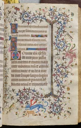 Heures de Charles le Noble, roi de Navarre (1361-1425) : fol. 129r, Texte