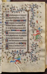 Heures de Charles le Noble, roi de Navarre (1361-1425) : fol. 42r, Texte
