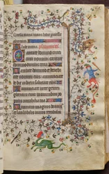 Heures de Charles le Noble, roi de Navarre (1361-1425) : fol. 45r, Texte