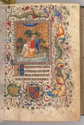Heures de Charles le Noble, Roi de Navarre 1361-1425: fol.1r, Saint Jean l