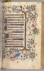 Heures de Charles le Noble, roi de Navarre 1361-1425 : fol. 203r, Texte, vers 1405