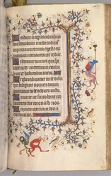 Heures de Charles le Noble, roi de Navarre 1361-1425 : fol. 212r, texte, c. 1405