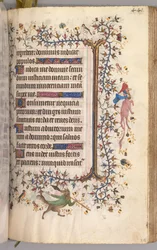 Heures de Charles le Noble, Roi de Navarre 1361-1425 : fol. 215r, Texte, vers 1405