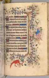 Heures de Charles le Noble, roi de Navarre 1361-1425 : fol. 231r, texte, vers 1405