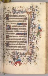 Heures de Charles le Noble, roi de Navarre 1361-1425 : fol. 233r, texte, vers 1405