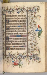Heures de Charles le Noble, Roi de Navarre 1361-1425 : fol. 243r, Texte, vers 1405