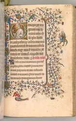 Heures de Charles le Noble, Roi de Navarre 1361-1425, fol. 283r, Saint Lazare, vers 1405