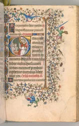 Heures de Charles le Noble, roi de Navarre 1361-1425, fol. 2865r, Saint Nicolas, c. 1405