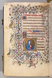 Heures de Charles le Noble, roi de Navarre 1361-1425, fol. 304v, Sainte Marthe, c. 1405