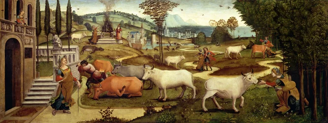 Les passions de Pasiphaé, épouse du roi Minos de Crète, tiré de l