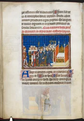 Les pairs de France soutenant la couronne, illustration de 