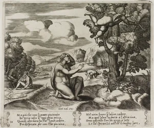 Cupidon fuyant Psyché