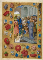 Christ et la Résurrection de Lazare.