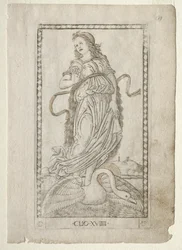 Clio histoire de la série Tarocchi D: Apollon et les Muses, #19, avant 1467
