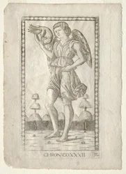 Génie du Temps (de la série Tarocchi, B: Principes Cosmiques & Vertus, #32)
