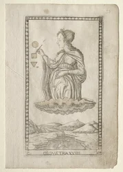 Géométrie de la série Tarocchi, série C : Arts libéraux, #24, avant 1467